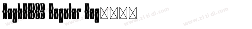 NoyhRW03 Regular Reg字体转换